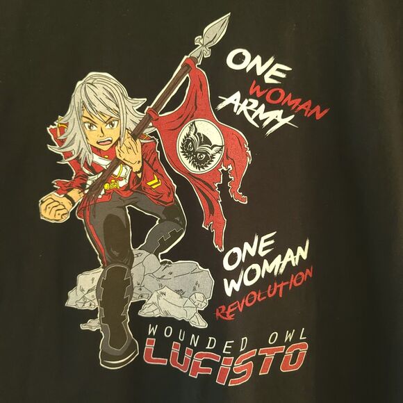LUFISTO Wounded Owl Tee Shirt Size 2XL One Woman Army Deathmatch Wrestling - Picture 2 of 10